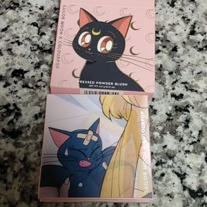 Sailor moon x colourpop cats eye blush pressed powder new